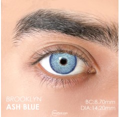 Euphoria Lens Brooklyn Ash Blue (1 Yıllık)