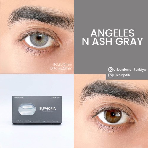 Euphoria Lens Angeles N Ash Gray (1 Yıllık)