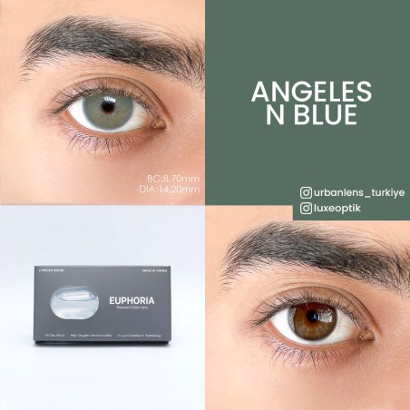 Euphoria Lens Angeles N Blue (1 Yıllık) görseli