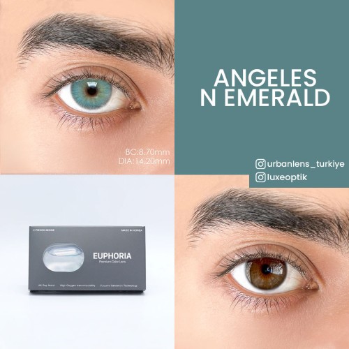 Euphoria Lens Angeles N Emerald (1 Yıllık)