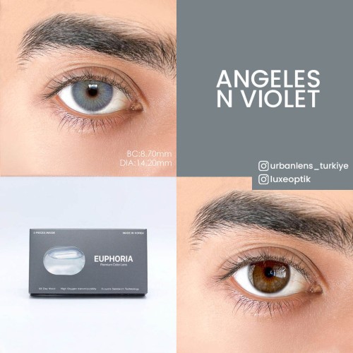 Euphoria Lens Angeles N Violet (1 Yıllık)