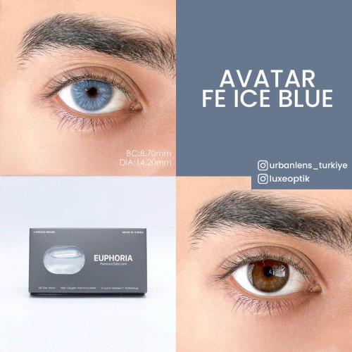 Euphoria Lens Avatar Fe ice Blue (1 Yıllık)