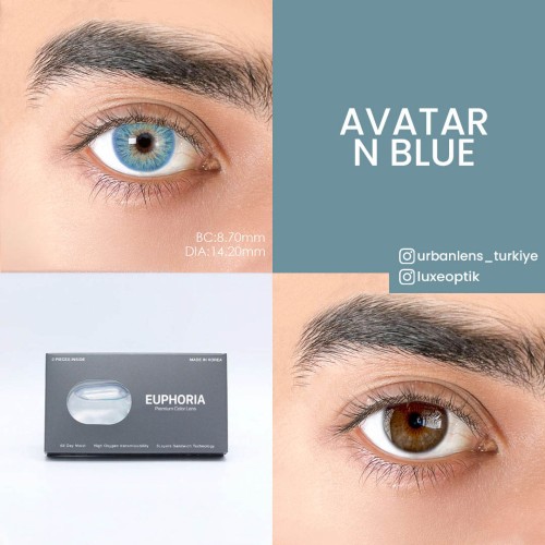 Euphoria Lens Avatar N Blue (1 Yıllık)