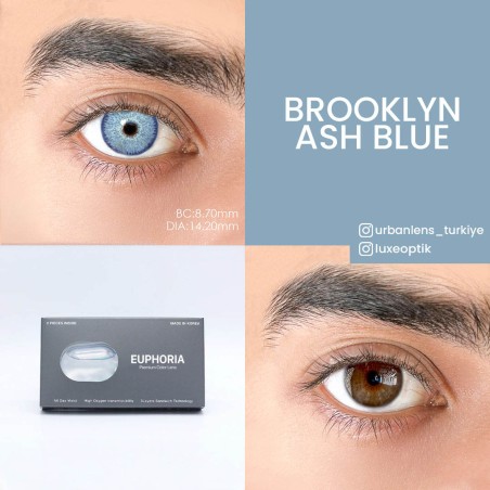 Euphoria Lens Brooklyn Ash Blue (1 Yıllık) görseli