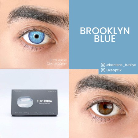 Euphoria Lens Brooklyn Blue (1 Yıllık) görseli