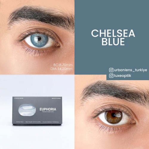 Euphoria Lens Chelsea Blue (1 Yıllık)