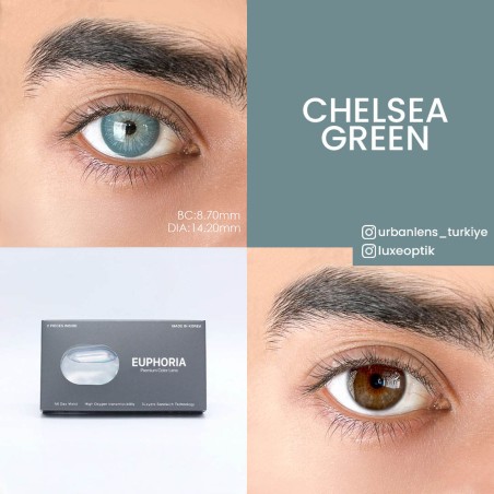Euphoria Lens Chealsea Green (1 Yıllık) görseli