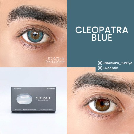 Euphoria Lens Cleopatra Blue (1 Yıllık) görseli