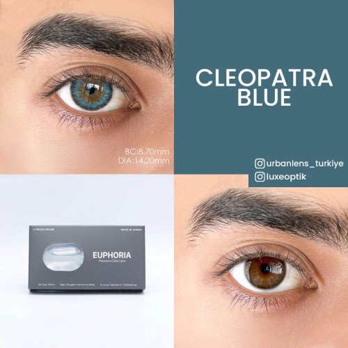 Euphoria Lens Cleopatra Blue (1 Yıllık)