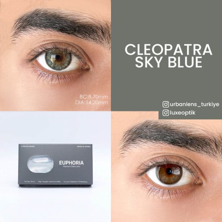 Euphoria Lens Cleopatra Sky Blue (1 Yıllık) görseli