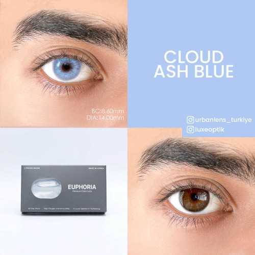 Euphoria Lens Cloud Ash Blue (1 Yıllık)