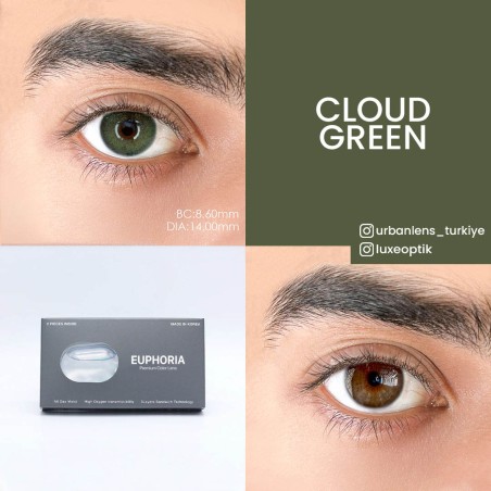 Euphoria Lens Cloud Green (1 Yıllık) görseli