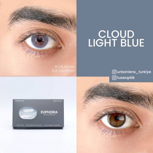 Euphoria Lens Cloud Light Blue (1 Yıllık)