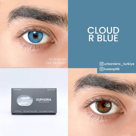 Euphoria Lens Cloud R Blue (1 Yıllık) görseli