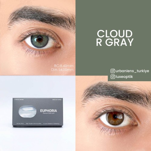 Euphoria Lens Cloud R Gray (1 Yıllık)