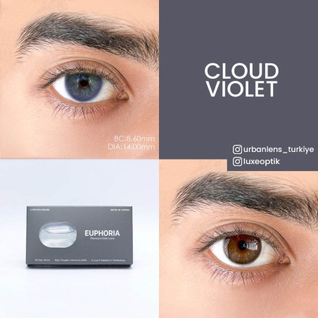 Euphoria Lens Cloud Violet (1 Yıllık) görseli