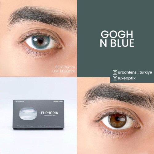 Euphoria Lens Gogh N Blue (1 Yıllık)