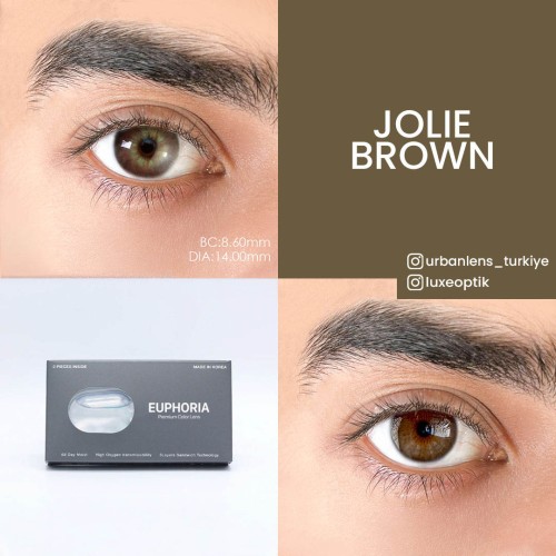 Euphoria Lens Jolie Brown (1 Yıllık)