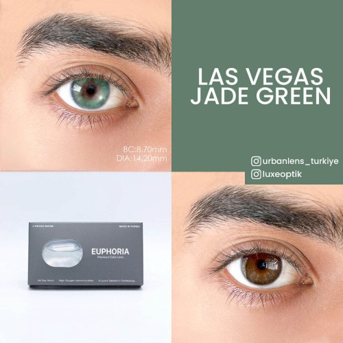 Euphoria Lens Las Vegas Jade Green (1 Yıllık)