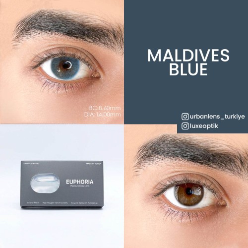 Euphoria Lens Maldives Blue (1 Yıllık)