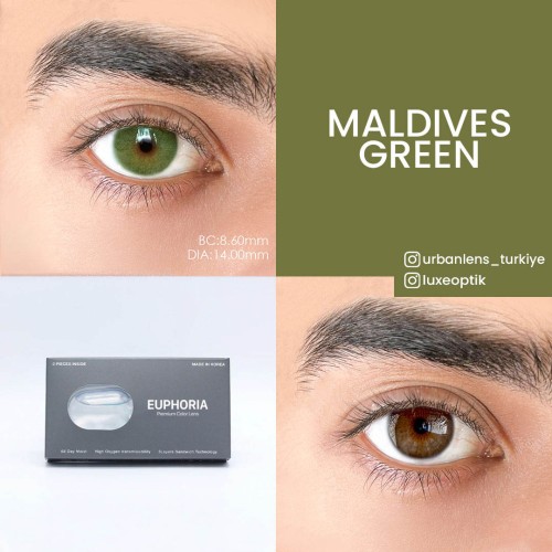 Euphoria Lens Maldives Green (1 Yıllık)