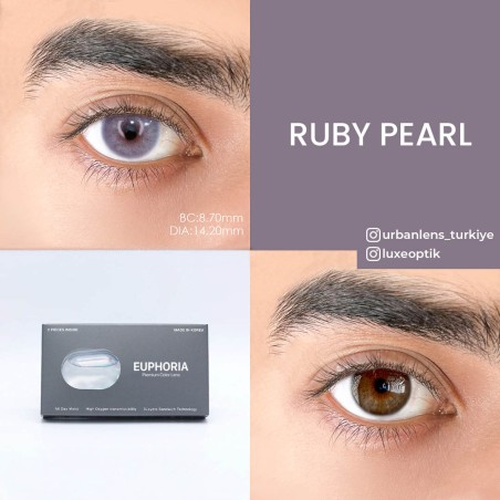 Euphoria Lens Ruby Pearl (1 Yıllık) görseli