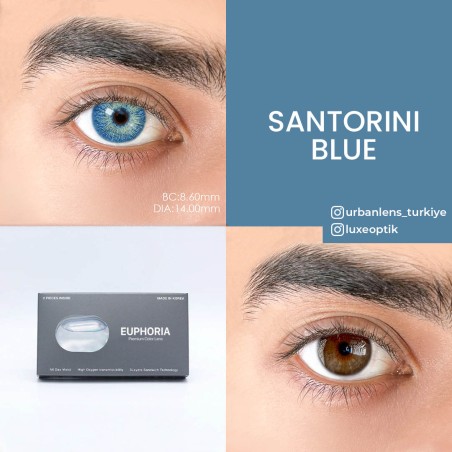 Euphoria Lens Santorini Blue (1 Yıllık) görseli