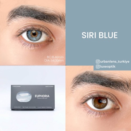 Euphoria Lens Siri Blue (1 Yıllık)