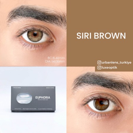 Euphoria Lens Siri Brown (1 Yıllık) görseli
