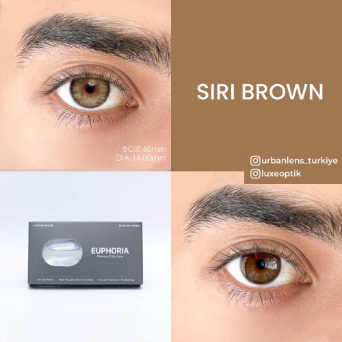 Euphoria Lens Siri Brown (1 Yıllık)