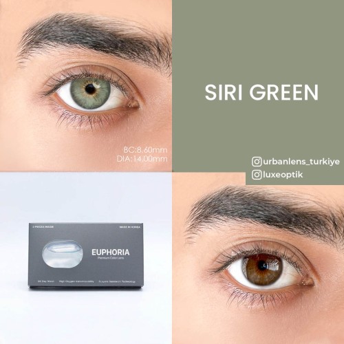 Euphoria Lens Siri Green (1 Yıllık)