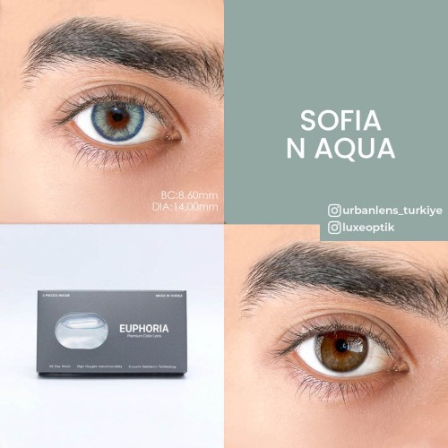 Euphoria Lens Sofia N Aqua (1 Yıllık)