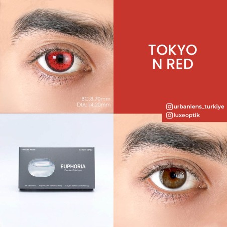 Euphoria Lens Tokyo N red (1 Yıllık) görseli