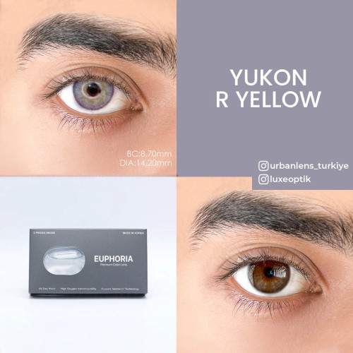 Euphoria Lens Yukon R Yellow (1 Yıllık)